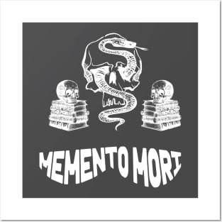 memento mori gothic skull goth outfits aesthetic gift Posters and Art